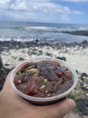 Traditional ahi poke