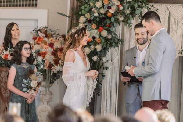 Boho Ceremony at Belle Chapel