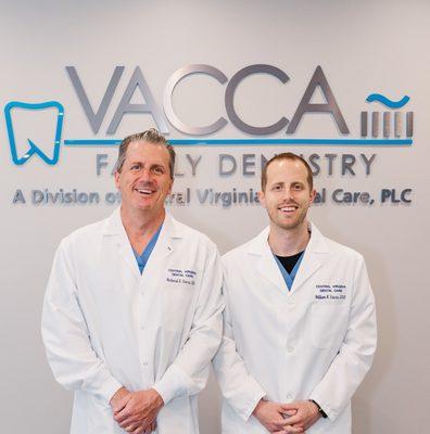 Midlothian dentists, Dr. Richard Vacca and son, William Vacca