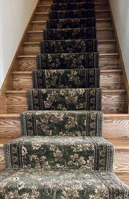 Our stairs get a lot of traffic. Stanley Steemer got the rug so clean!