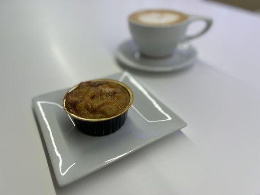 Butterscotch bread pudding