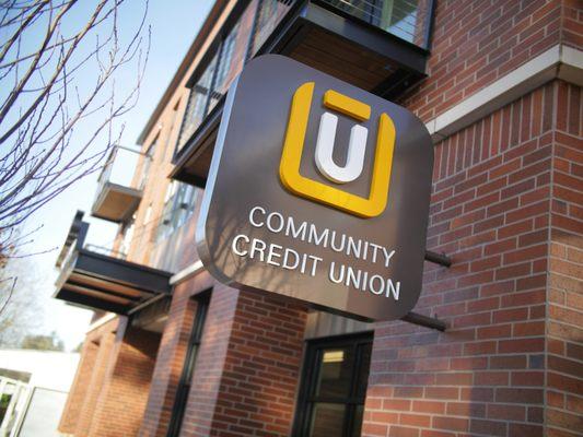 Our new Unitus Community Credit Union sign...not too shabby.