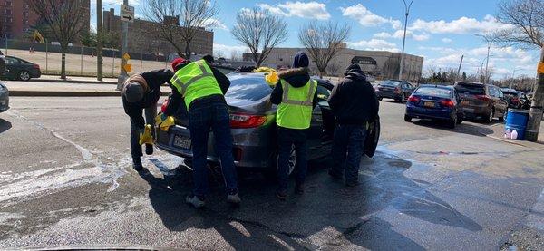 Deep cleaning my car