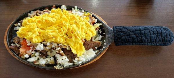 Greek Skillet at Dexter Riverview Café