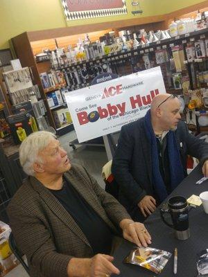 No I'm not stalking Bobby Hull.