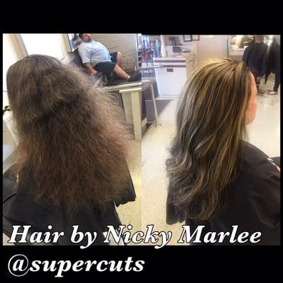 Love this transformation! Walk in or book your appointment today for some color to change your look! Supercuts Citrus Heights