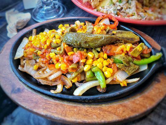 Vegetable fajitas