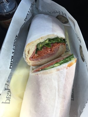 A real foot-long Italian sandwich!