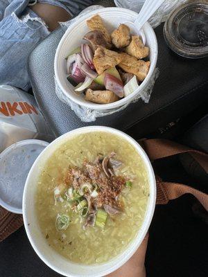 Arroz caldo with tokwa at baboy..