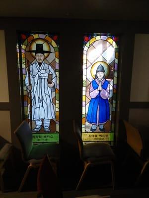 Stained glass windows