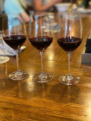 Red wine flight!