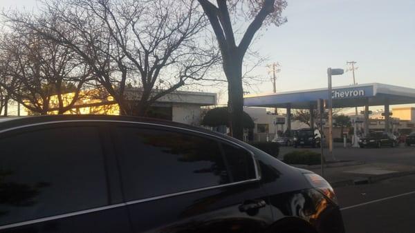 view of station from contra costa blvd