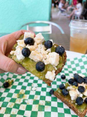 Blueberry Avocado toast