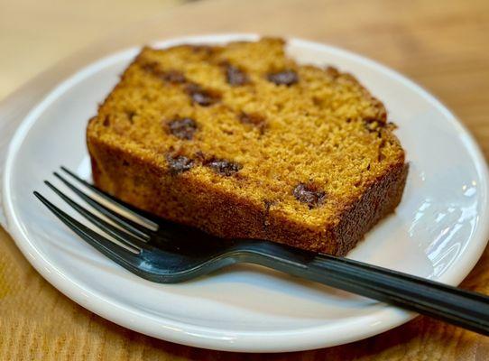 Fresh bake pumpkin bread ( go's  great with coffee )