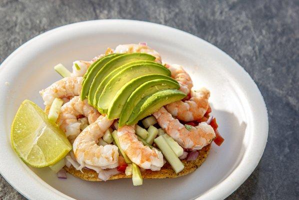 Tostadas de Camaron