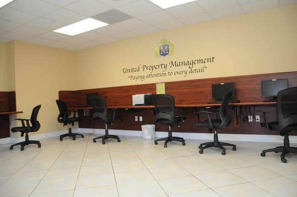 Fully equipped business center