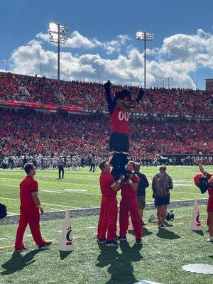 Football game -The mascot