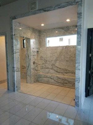 Frameless Shower Panel