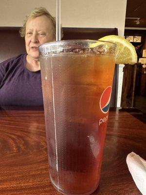 Iced Unsweetened Tea