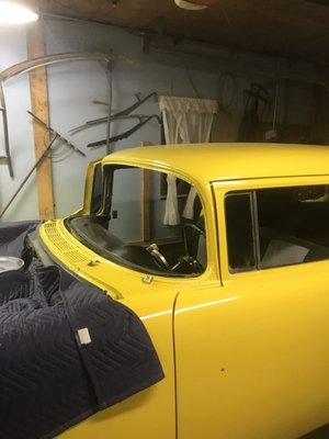 Are you restoring a classic we can do all  the glass ,and Ernie Upholstery can do all your interior call today !!