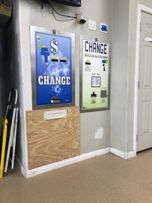 Change machine