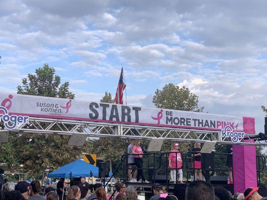 Melissa Wilson emcee for Race for the Cure