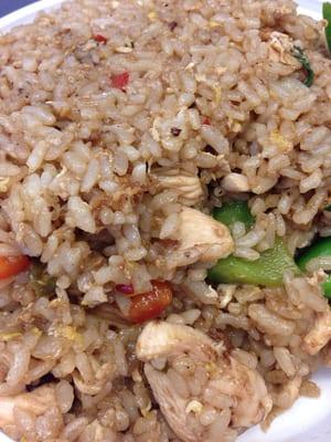 Basil chicken fried rice