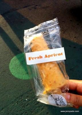 Apricot Pistachio Popsicle