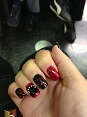 Halloween nails jesse is awesome