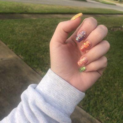 Acrylic manicure