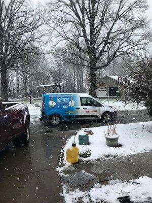 BROTHERS has over 100 vehicles serving a 50 mile radius of Charlotte when you need us to keep you warm or cool.