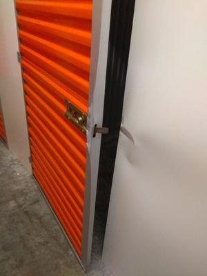 Burglarized storage unit