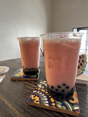 Strawberry Milk Boba Tea