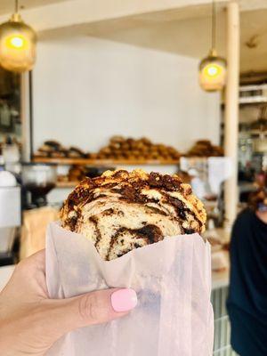 Double chocolate babka