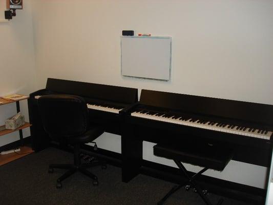 Dual pianos offer a more effective use of the lesson time