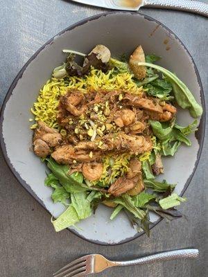 West African Gumbo with Salad Bowl