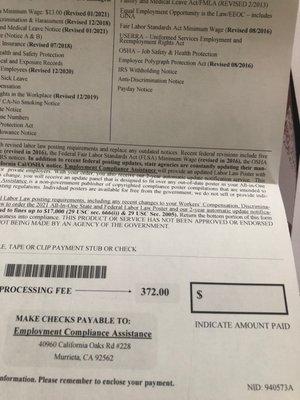 Scam to pay $372