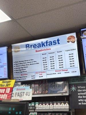 Breakfast Menu