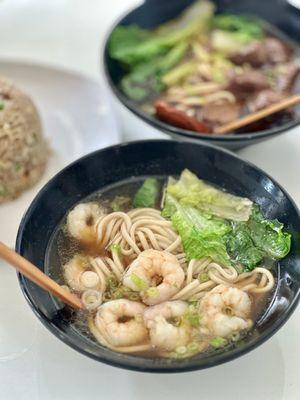 Shrimp noodles