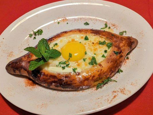 Adjaruli Khachapuri.