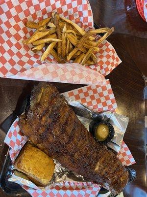 Full Ribs and Fresh Cut Fries