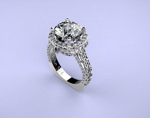 Engagement ring  in making proses Albert Kaz