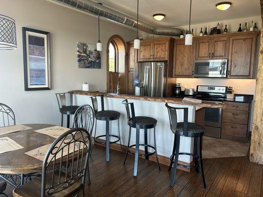 Second floor kitchen area.