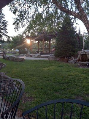 Bandstand and grounds