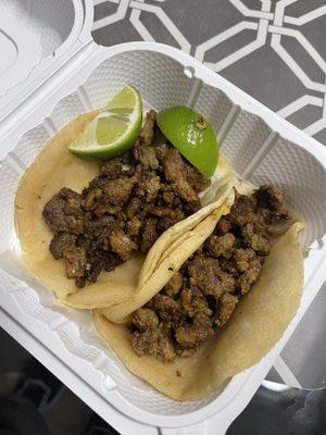 Carne asada tacos