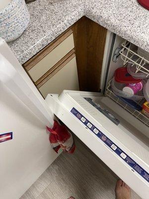 my dishwasher they won't open