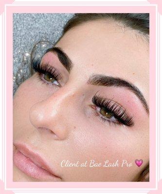 Client at Bae Lash Pro