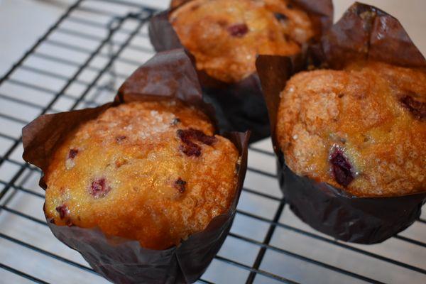 Raspberry Muffins.