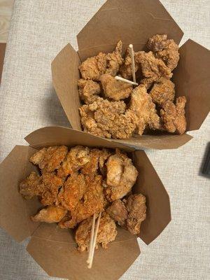 Popcorn chicken - regular and hot