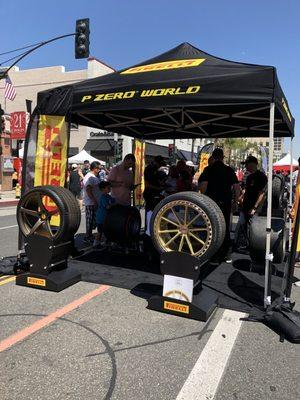 Wheels  & Tires @ Consorso Ferrari in Pasadena